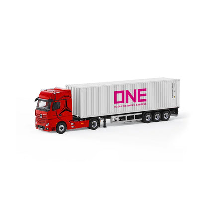 Time Micro 1:64 Mercedes-Benz Actros Container Truck | ONE & CMA CGM Variants | Diecast Model | 2 Colour Variants