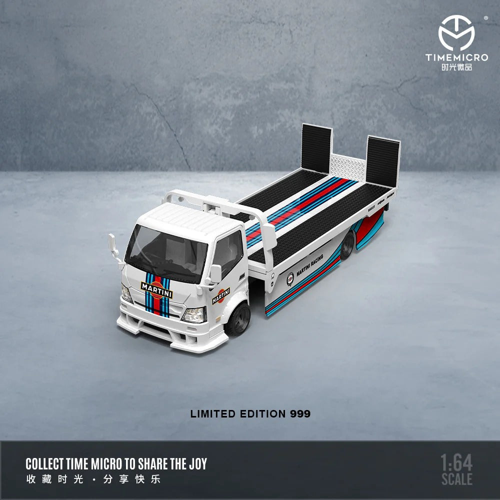 Time Micro 1:64 H300 Flatbed Transport Trailer – Martini Racing