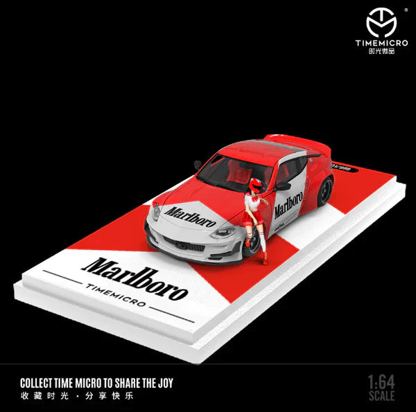Time Micro Nissan 400Z Marlboro Figure Edition 1:64 Scale Diecast
