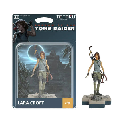 (Damage Box) TOTAKU Collection Lara Croft Figure No.30 – Shadow of the Tomb Raider Collectible Gaming Figure (6+)- 10CM