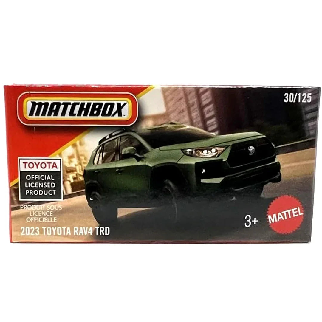 MATCHBOX 2023 Toyota RAV4 TRD 1:64 Diecast SUV – Official Licensed Mattel Toy Car (30/125)