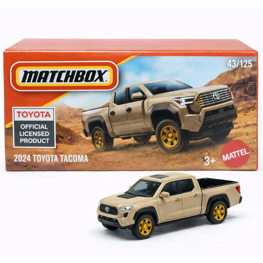 MATCHBOX 2024 Toyota Tacoma Diecast Pickup Truck 1:64 Scale – Official Licensed Collectible Model Car