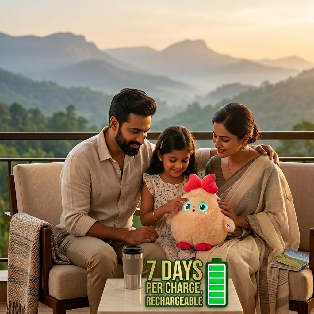 Yumi Bird AI Interactive Talking Plush Toy | Smart AI Companion | App-Controlled Educational Plush Toy for Kids