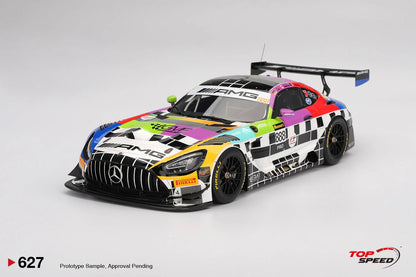 Para64 Mercedes-AMG GT3 2025 Bathurst 12H GruppeM Racing #888 – 1:64 Scale Diecast Model Car - Jaiman Toys