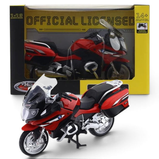 MSZ BMW R1250 RT Red 1:12 Licensed Diecast Scale