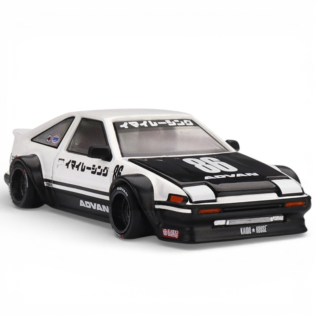 Mini GT 1:64 Kaido House Toyota AE86 Sprinter Trueno Kaido Street V1 Die-Cast Model Car