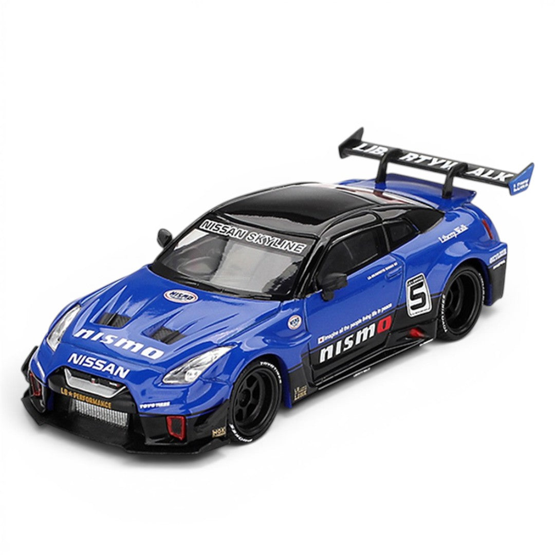 MINI GT Nissan LB-Silhouette WORKS GT 35GT-RR Ver.2 Blue 1:64