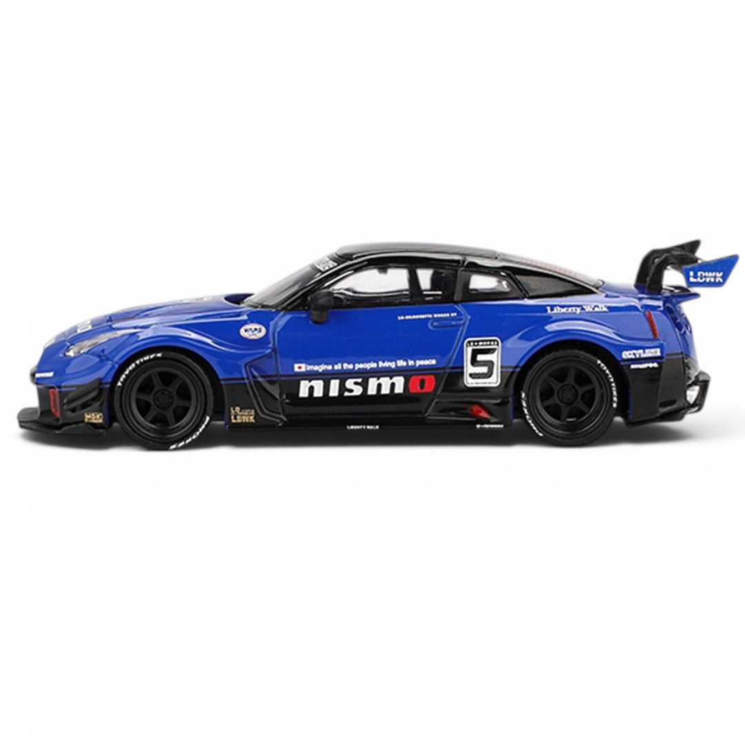 MINI GT Nissan LB-Silhouette WORKS GT 35GT-RR Ver.2 Blue 1:64
