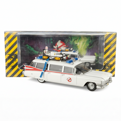 YS Model 1:64  Cadillac Miller-Meteor ECTO-1 – Ghostbusters Diecast Car