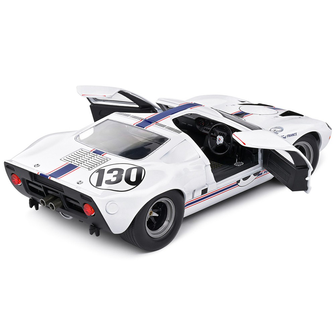 Solido 1967 Ford GT40 MK1 1:18 Targa Florio #130 Giorgi White