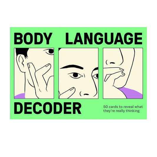 Body Language Decoder: 50 Cards to Understand Hidden Signals – Laurence King Magma - Jaiman Toys