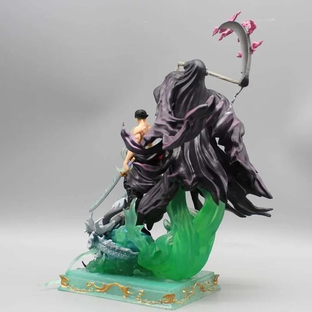Ultimate Action One Piece Roronoa Zoro 26 CM Grim Reaper Statue Figure | Anime Collectible PVC Action Display Model
