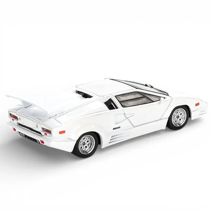 Mini GT 1:64 Duo Set Roxy Porsche 911 GT3 R #77 AO Racing IMSA 2024 + Blister Lamborghini Countach 25th Anniversary White | Premium Diecast Models
