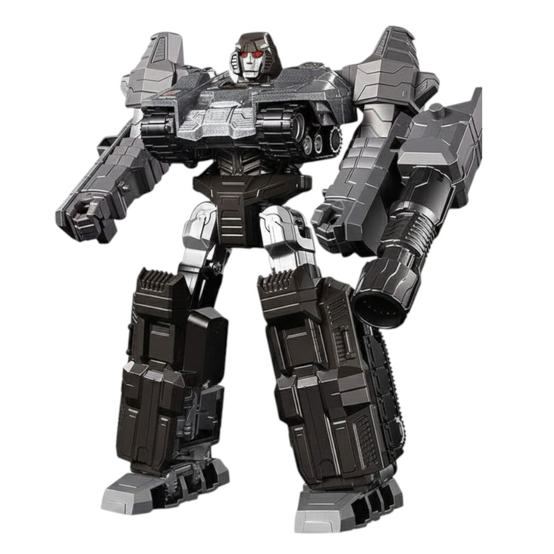 Mecha Crazed 1/10 Scale Robot Transformer Action Figure | Deformation Transforming Toy for Kids