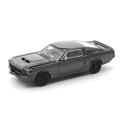 POP RACE 1:64 Shelby Mustang GT500 The Dark Chrome Series 004 Diecast Model Car | Premium Collectible | BGX