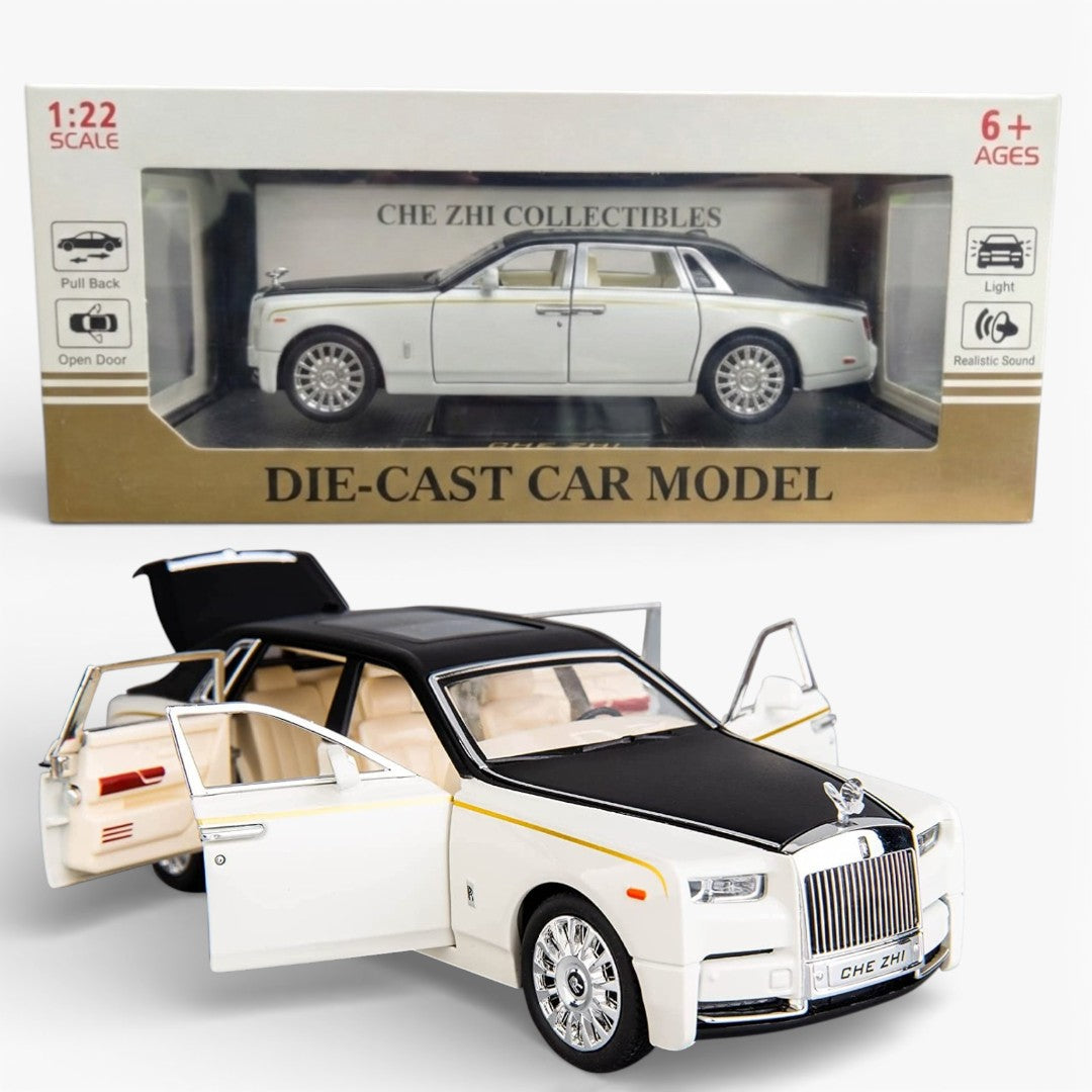 HQT 1:22 Scale Die-Cast Luxury Car Model with Light & Sound – Pull Back Action