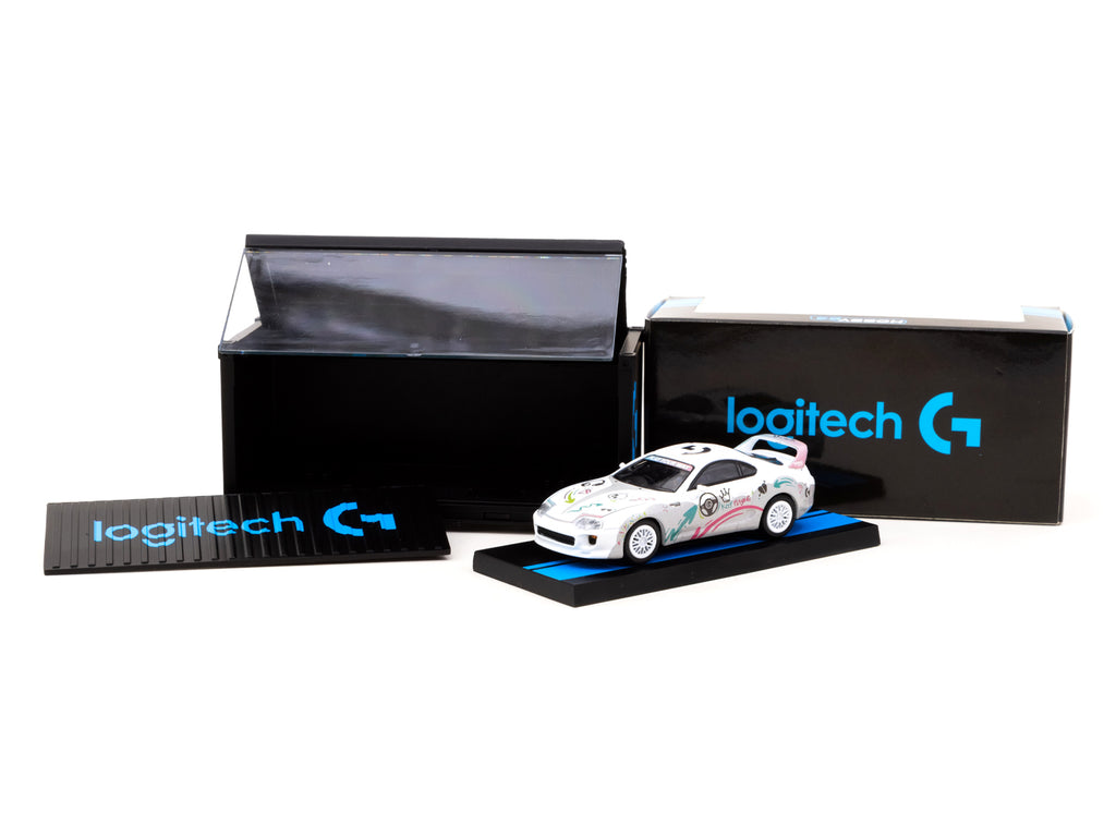Tarmac Works HOBBY64 1:64 Toyota Supra RZ Logitech G Aurora with