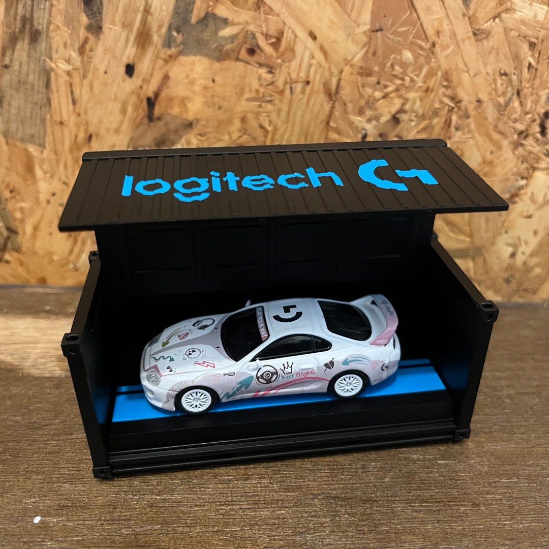 Tarmac Works HOBBY64 1:64 Toyota Supra RZ Logitech G Aurora with