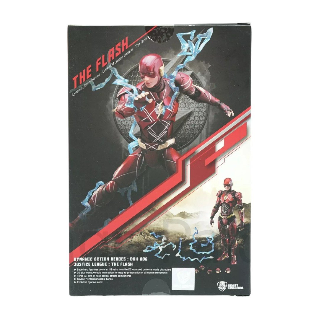 DC Justice League- Dynamic 8ction Heroes :The Flash Exclusive 1/9TH Action Figure DAH-006 Age 15+