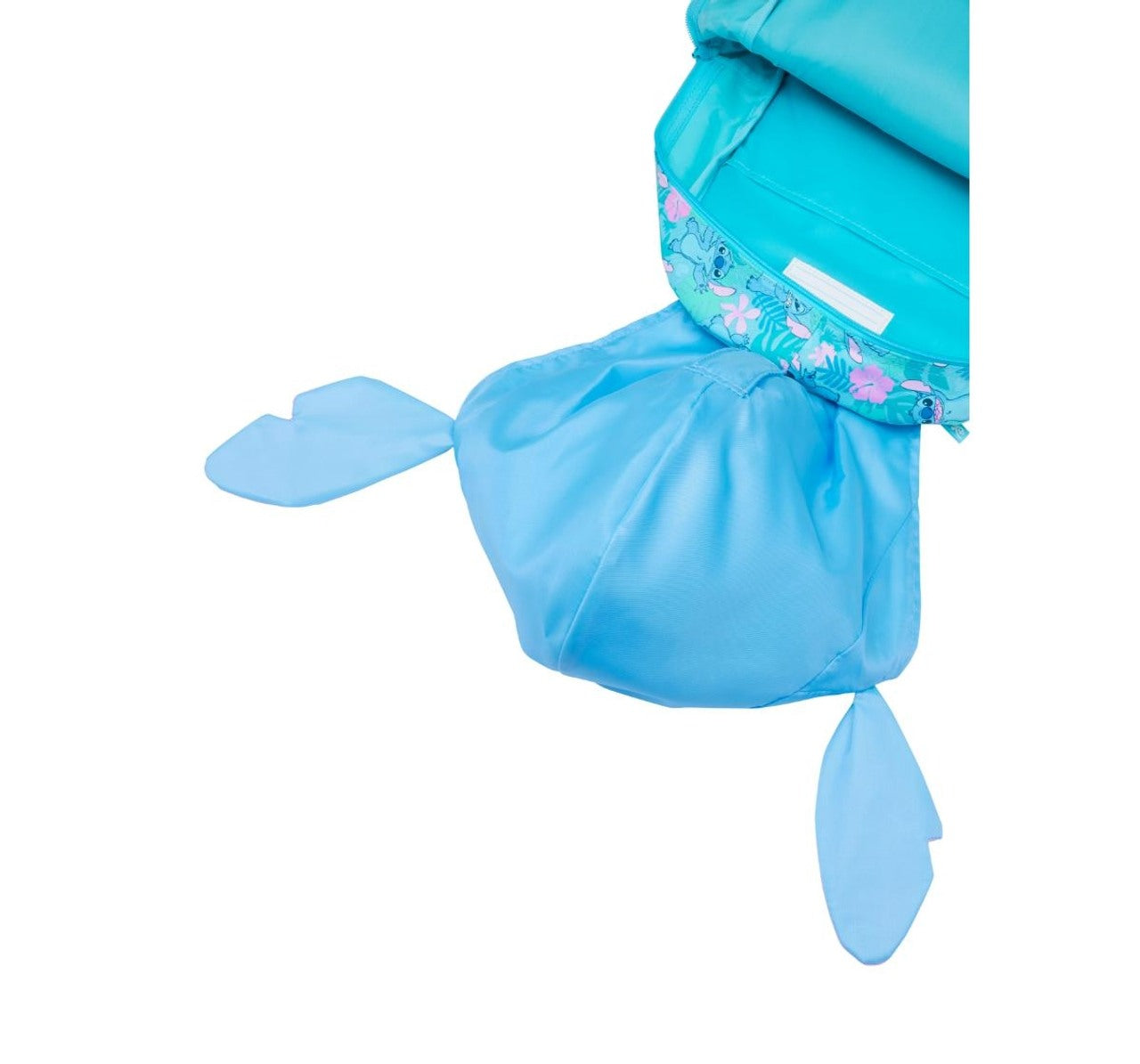 Smiggle Disney Stitch Backpack 32cm with 3D Ears, Front Zip Pocket & Side Bottle Pockets – Blue