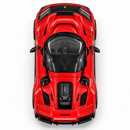 Bburago Signature Series Ferrari F80 2024 1:43 Scale Die-Cast Model Car – Red Ferrari Collectible Toy Car for Display & Collectors, Premium Detailed Replica Model