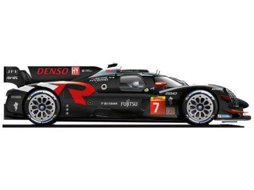 Bburago 1:43Toyota GR010 Hybrid #7 Gazoo Racing WEC 2024 Scale