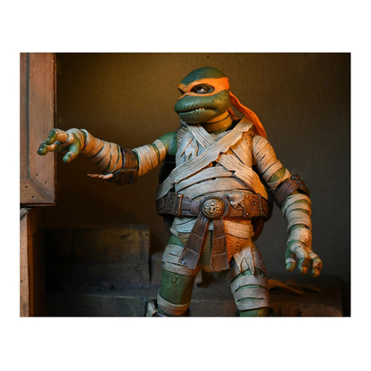 Universal Monsters X Teenage Mutant Ninja Turtle- Ultimate Michelangelo Mummy Action Figure