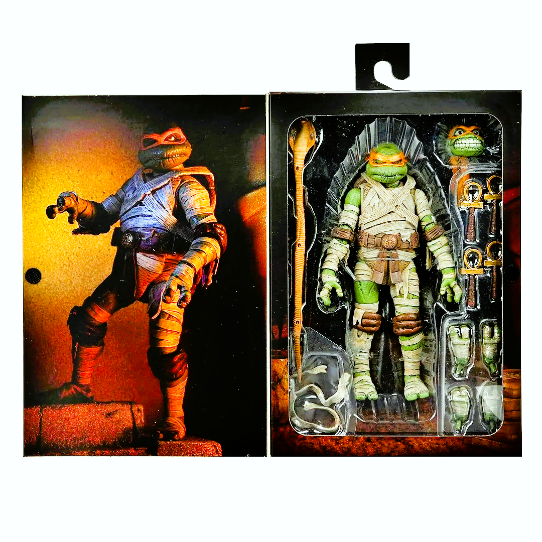 Universal Monsters X Teenage Mutant Ninja Turtle- Ultimate Michelangelo Mummy Action Figure