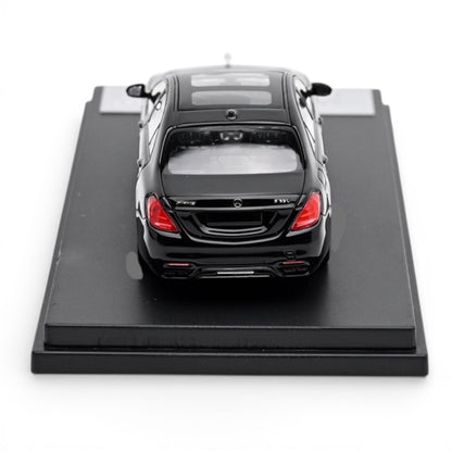 King Model 1:64 Mercedes-Benz S65 AMG Luxury Sedan Diecast Model Car – Metallic Blue