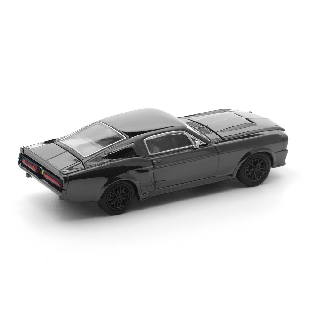 POP RACE 1:64 Shelby Mustang GT500 The Dark Chrome Series 004 Diecast Model Car | Premium Collectible | BGX
