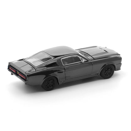 POP RACE 1:64 Shelby Mustang GT500 The Dark Chrome Series 004 Diecast Model Car | Premium Collectible | BGX