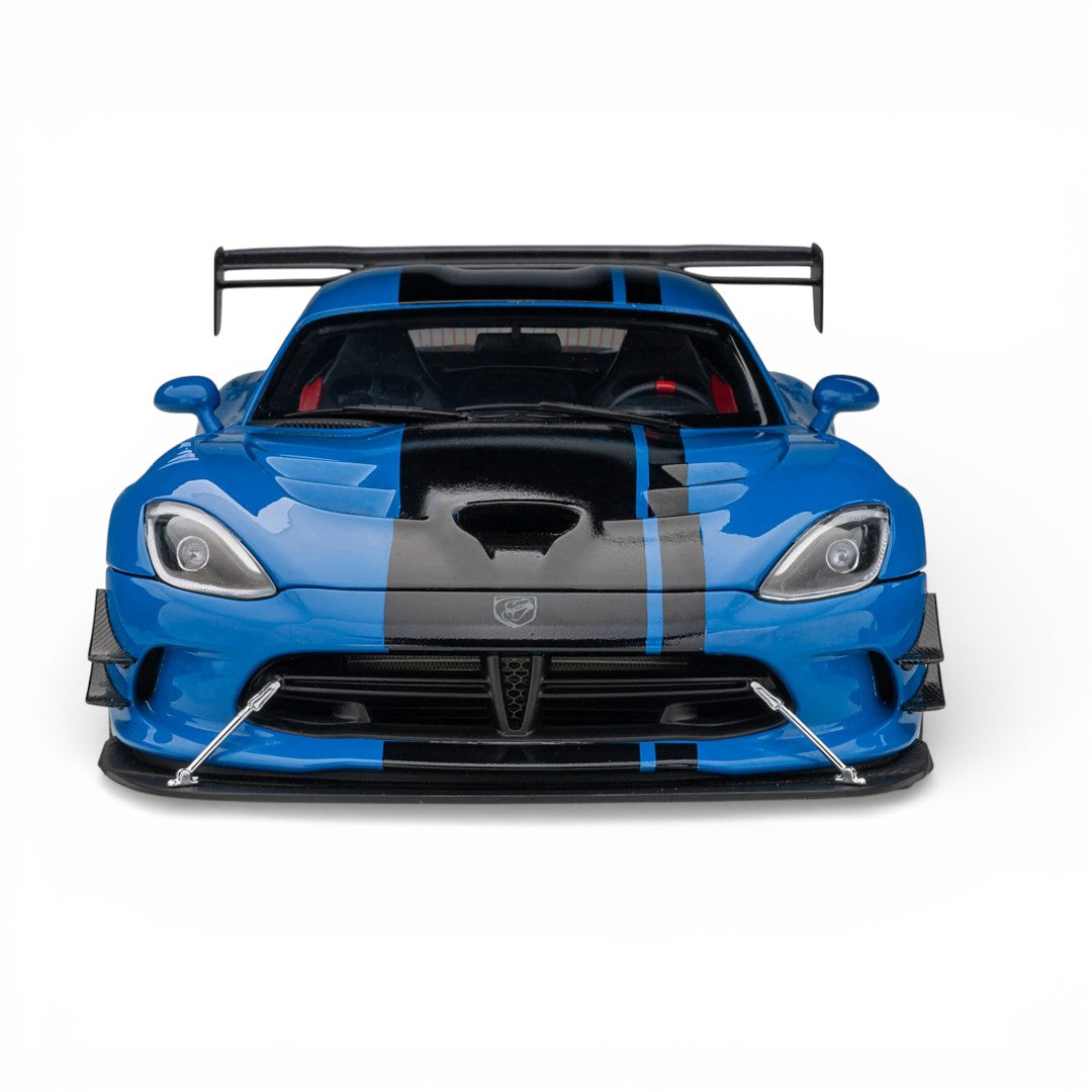 Hone Model 1:64 Dodge Viper ACR Competition Blue Diecast Model Car | Premium Racing Edition Collectible
