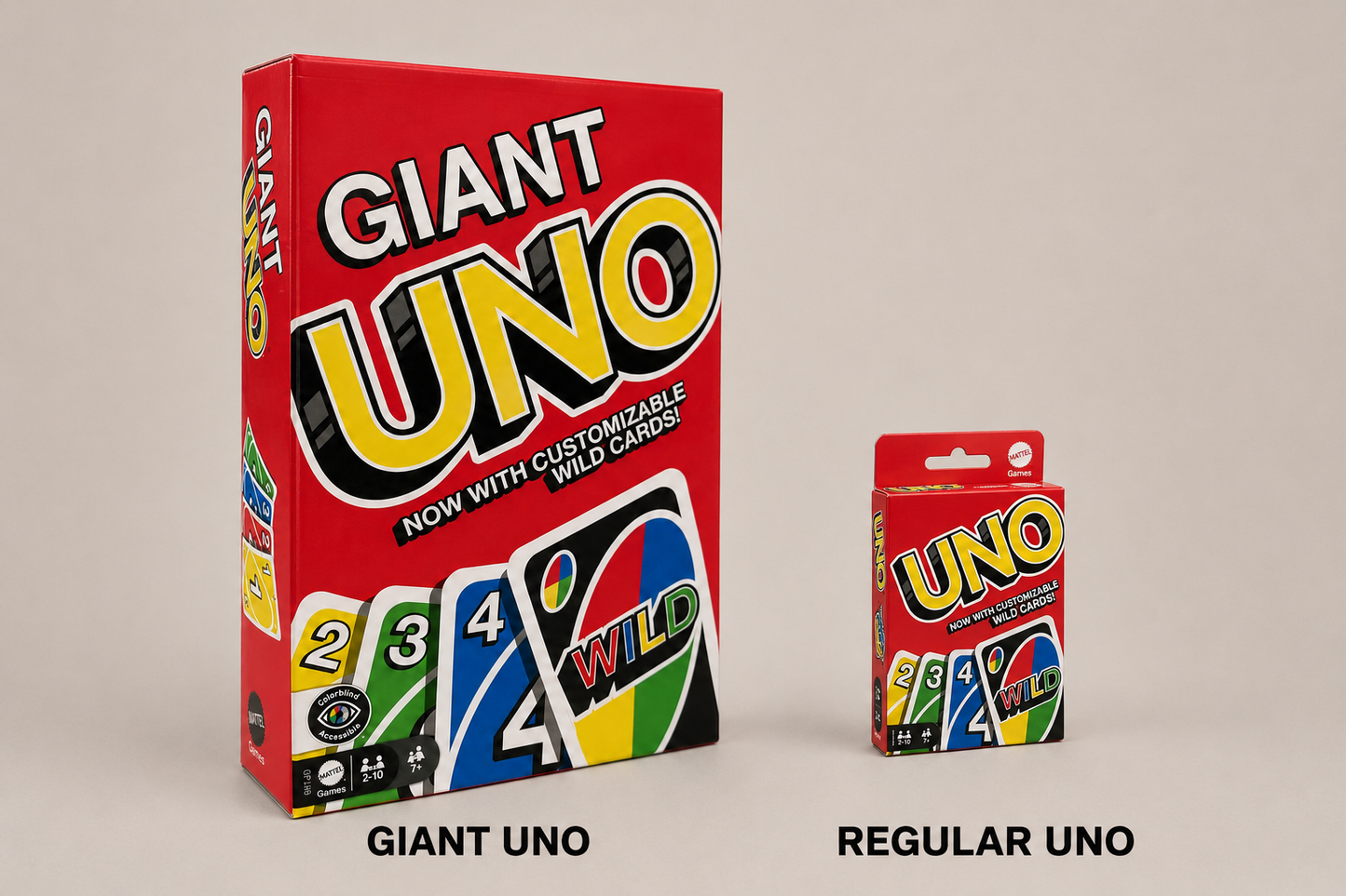 Mattel Games Adult UNO: Classic Giant UNO Card Game, Multicolor