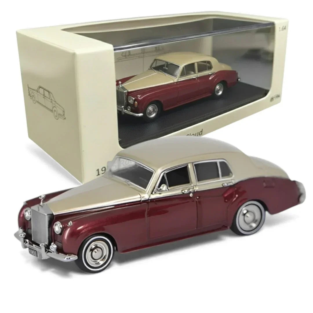 GFCC 1:64 Scale 1955 Rolls-Royce Silver Cloud, Red and Gold