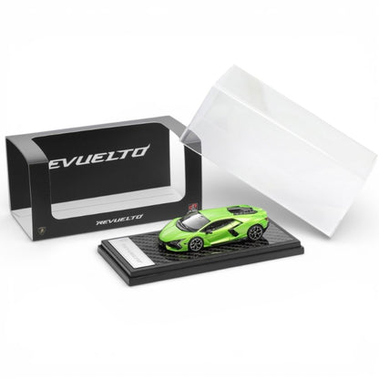 LCD Models 1:64 Lamborghini Revuelto Matte Green Diecast Supercar Model Car