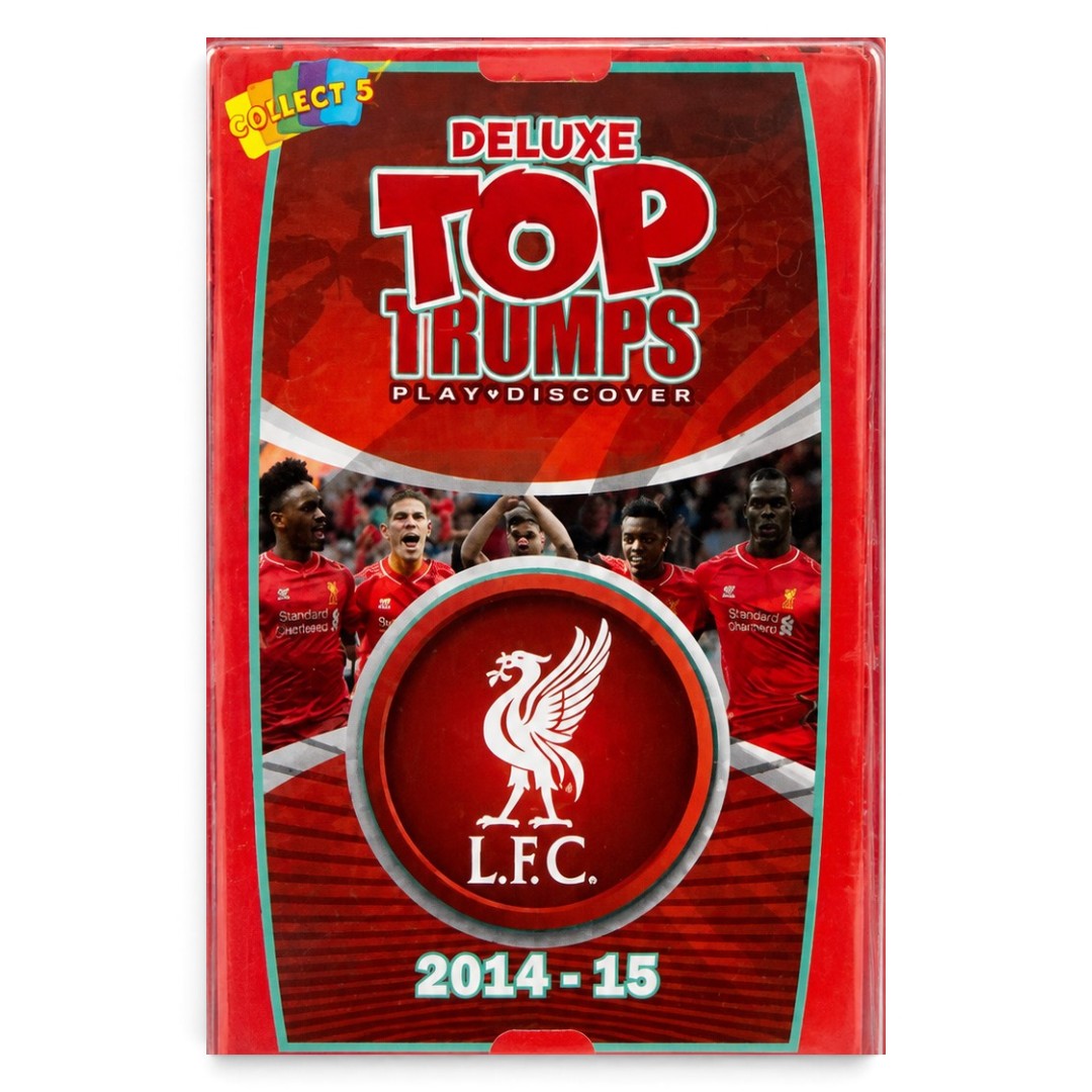 Top Trumps Liverpool FC 2014–15 Deluxe  Card Game – 30 Football Player Cards – 2015 Release – Rare Collectible Edition