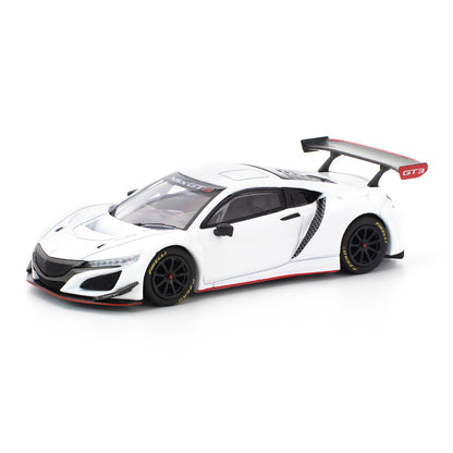 POP RACE 1:64 Honda NSX GT3 EVO22 White PR64-280 | Official Licensed Diecast Model Car (BGX)