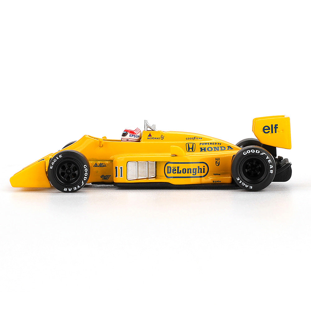 MINI GT 1:64 Lotus 99T #11 1987 Monaco Grand Prix | Satoru Nakajima | Collector Box | MGT01148 | BGX