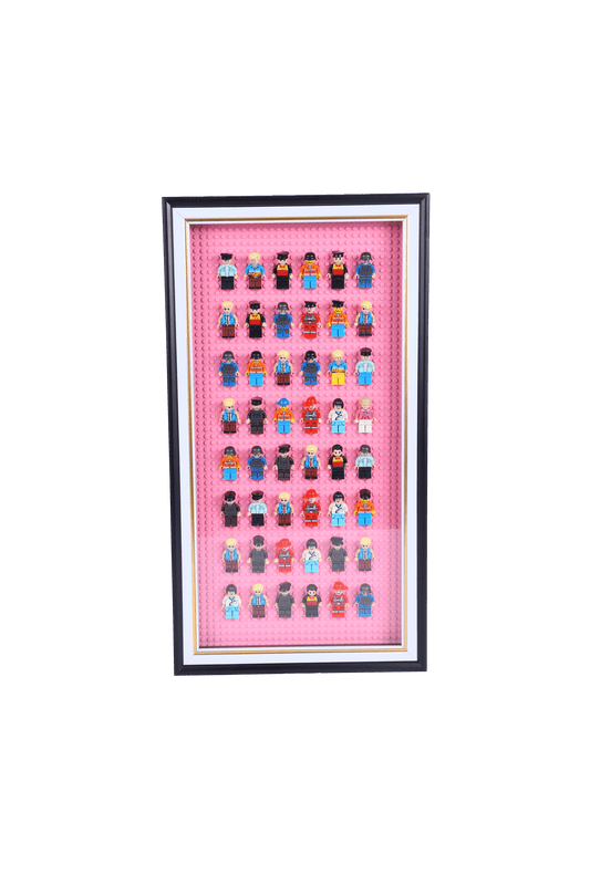 Building Memories:  48 Mini Figure Decorative Wall Frame