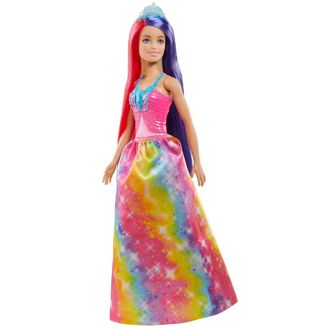 Barbie Dreamtopia Princess Doll 11.5-Inch | Two-Tone Fantasy Hair with Styling Accessories | Ages 3+