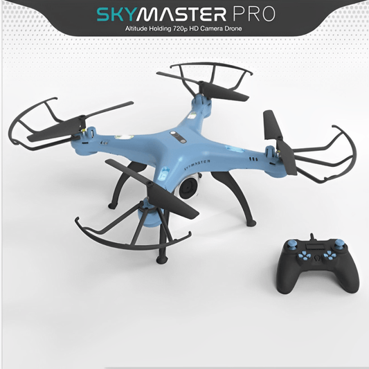 SKYMASTER Drone 720p HD Camera WiFi RC Quadcopter with Altitude Hold, Headless Mode