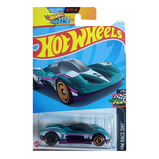 "Group C Fantasy Green Purple 1/10 Race Day 2024 - Hot Wheels