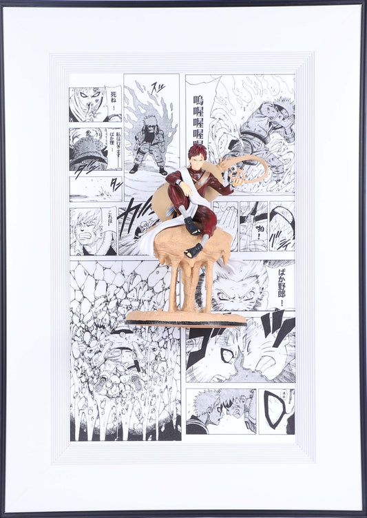 Naruto Anime Gaara Three Dimensional Wall Decorative Frames, Best Ornaments for Home