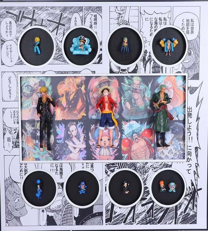 3D One Piece Anime Wall Decorative Frame – Epic Three-Dimensional Home Ornament for True Pirate Fans - Jaiman Toys