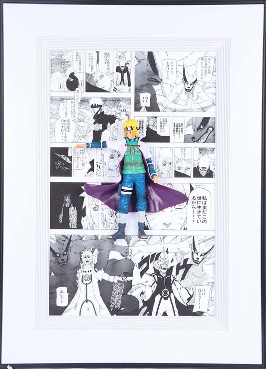 Naruto Minato Namikaze 3D Model Wall Decorative Frames, Best Ornaments for Home