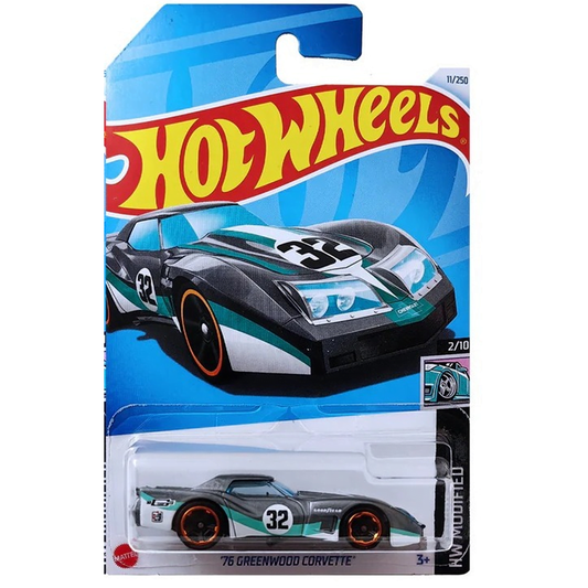 Hot Wheels 2024 11/250 '76 Greenwood Corvette in Grey"