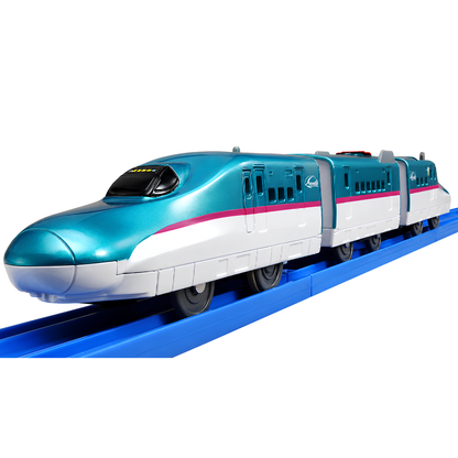 Takara Tomy Plarail S-03 Series E5 Hayabusa Shinkansen Battery Operated Motorized Bullet Train Toy with 3-Car Connected Train Set, Japanese High Speed Railway Train Toy for Kids, Train Enthusiasts & Collectors