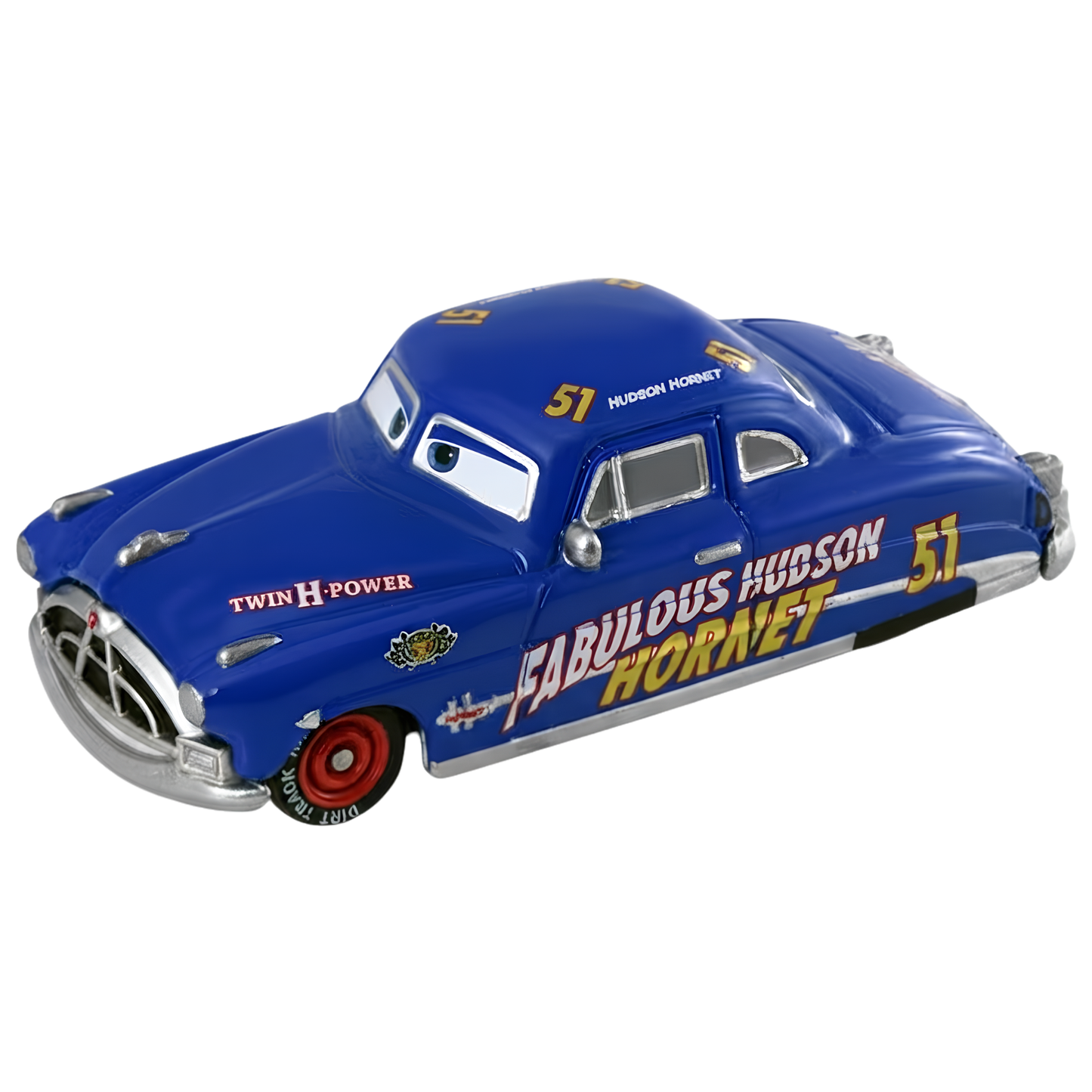 Takara Tomy Tomica Disney Pixar Cars C-08 Doc Hudson Fabulous Hudson Hornet Diecast Character Car Collectible Vehicle Toy Model with Authentic Movie-Inspired Design for Kids, Disney Cars Fans & Collectors
