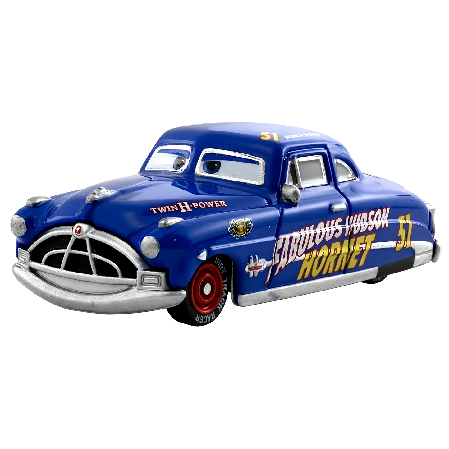 Takara Tomy Tomica Disney Pixar Cars C-08 Doc Hudson Fabulous Hudson Hornet Diecast Character Car Collectible Vehicle Toy Model with Authentic Movie-Inspired Design for Kids, Disney Cars Fans & Collectors