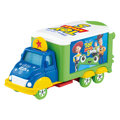 Takara Tomy Dream Tomica SP Disney Motors Jolly Float Toy Story 5 Diecast Character Vehicle – Disney Pixar Woody, Buzz Lightyear & Jessie Themed Collectible Toy Car for Kids & Collectors